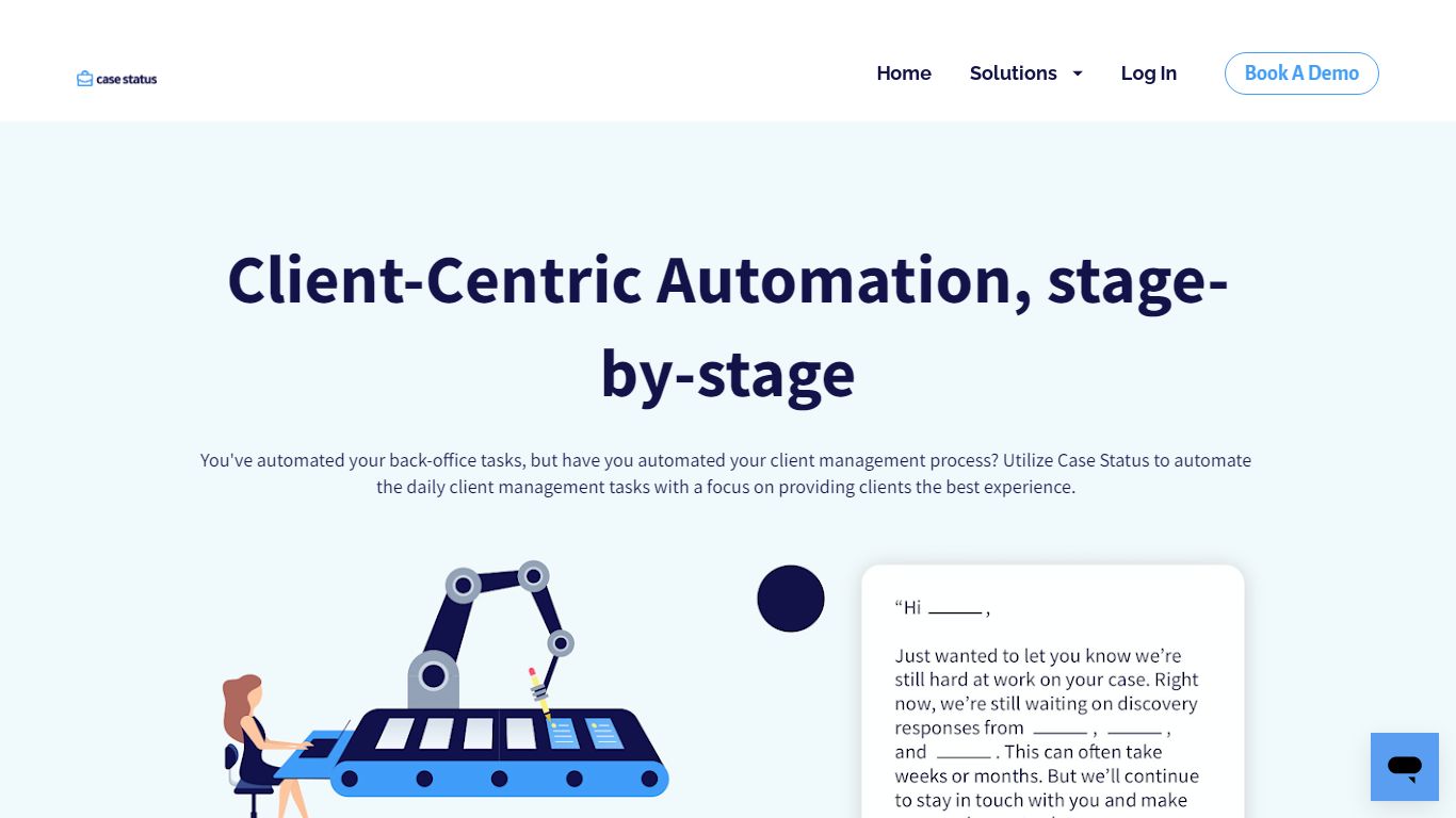 Case Status | Mobile Client Portal for Law Firms