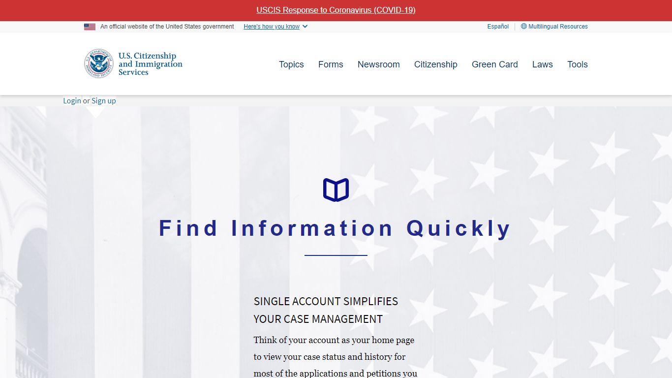 Case Status Tools - USCIS